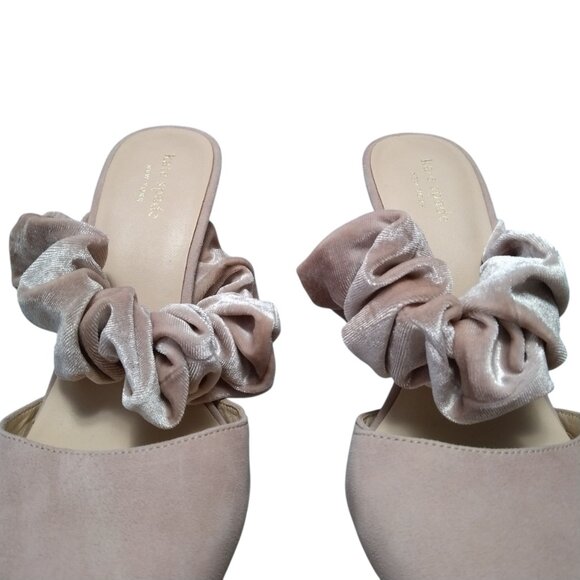 Kate Spade Women's Size 10M Light Pink Vikki Slip On Heels Pumps Pointed Toe - Picture 8 of 13